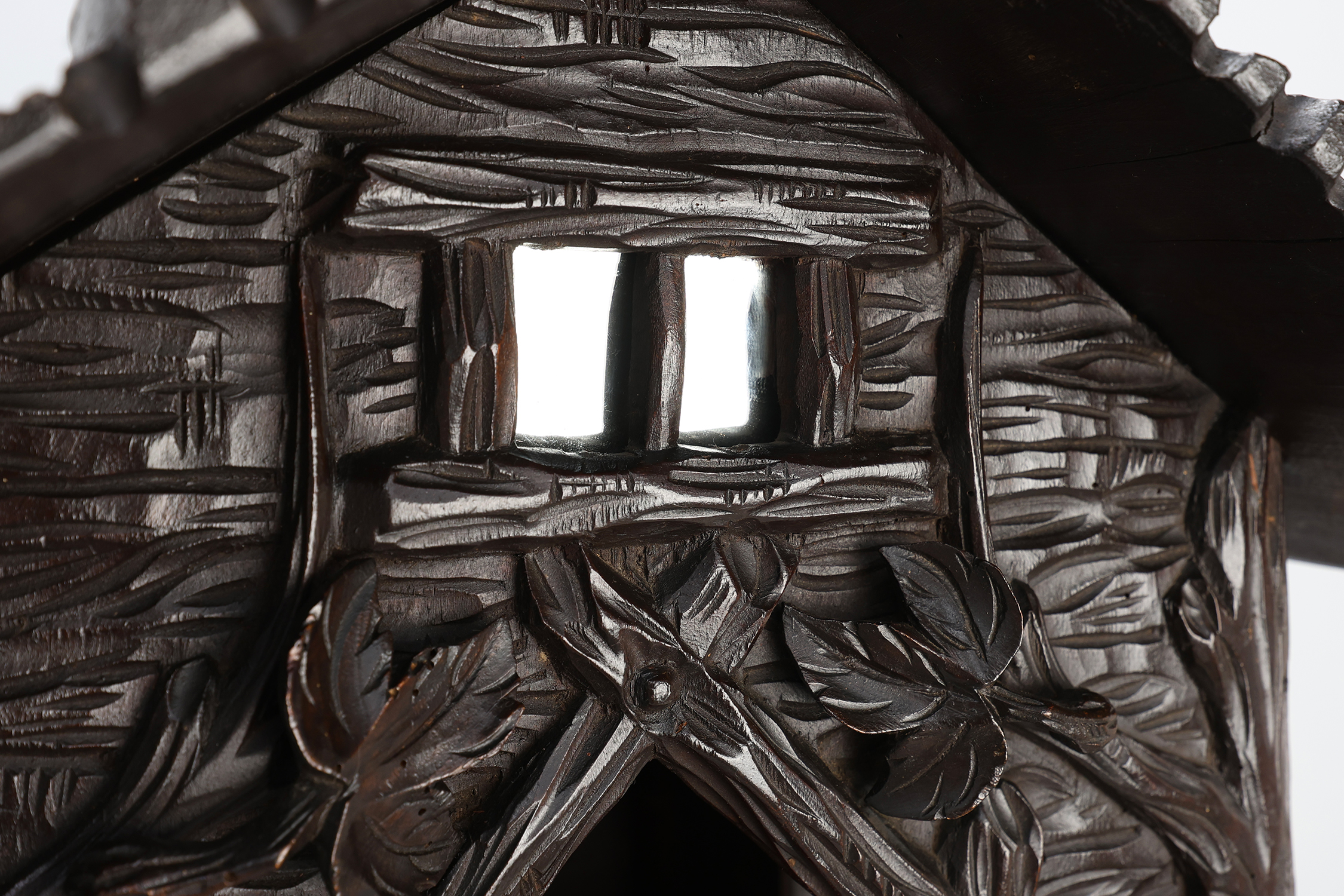 Black Forest style carved oak dog kennel, Switzerland/Germany, ca. 1850thumbnail